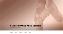 Desktop Screenshot of cerritodancearts.com